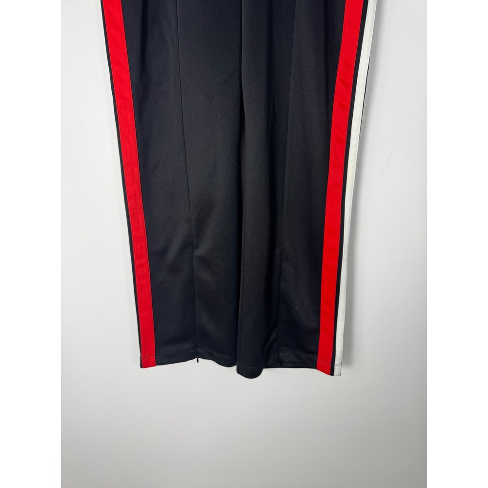Athleisure Wild Fable Womens Medium Track Pants Black Red White Side Stripe New - Picture 11 of 12